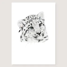 Snow Leopard Cub Print