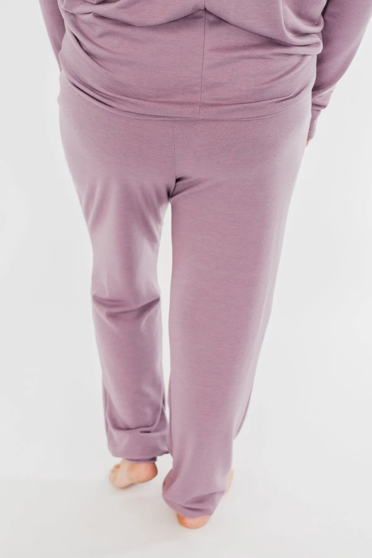 Solid Lounge Joggers- Lilac