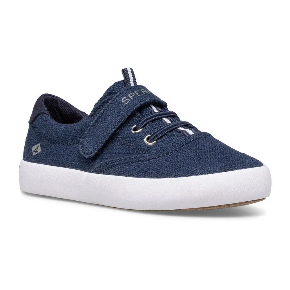 Spinnaker Little Kid's Washable Sneaker - Navy Canvas