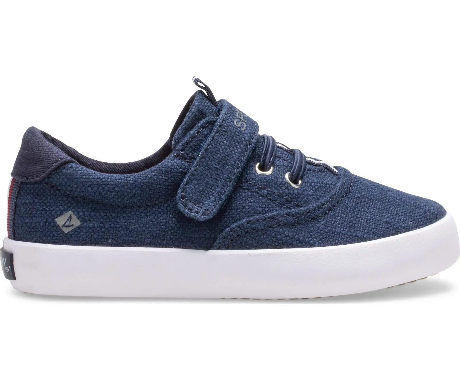 Spinnaker Little Kid's Washable Sneaker - Navy Canvas