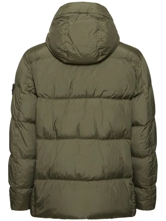 Stone Island   Hooded down jacket 