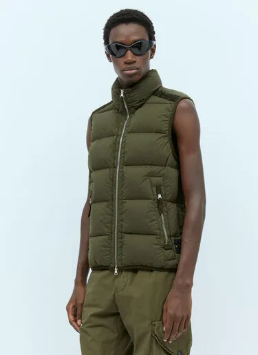 STONE ISLAND  |Nylon Street Style Logo Vests & Gillets