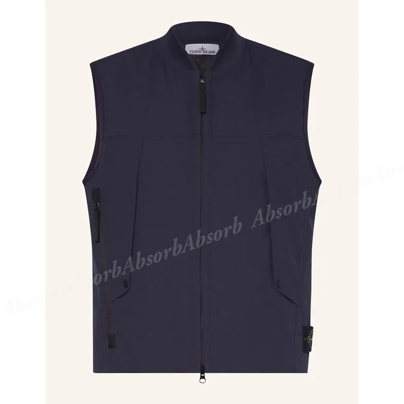 STONE ISLAND  |Plain Logo Vests & Gillets