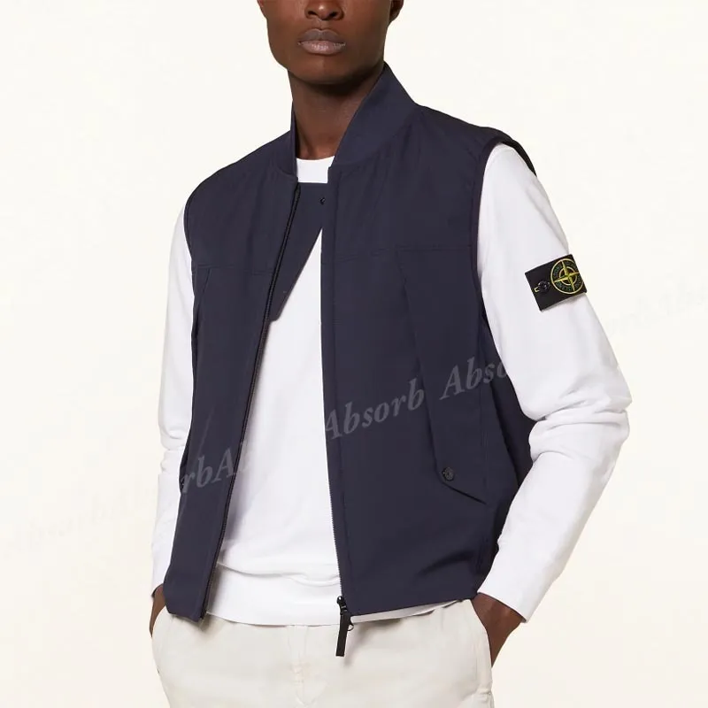 STONE ISLAND  |Plain Logo Vests & Gillets