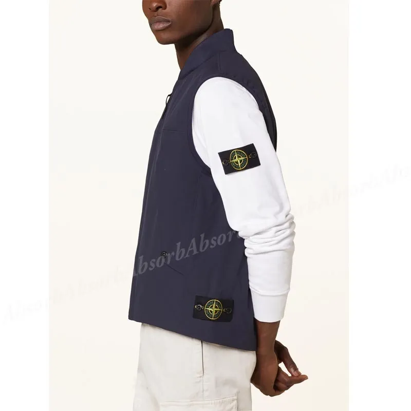 STONE ISLAND  |Plain Logo Vests & Gillets