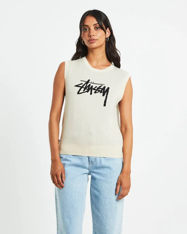 STUSSY  |Street Style Logo Skater Style Vests & Gillets