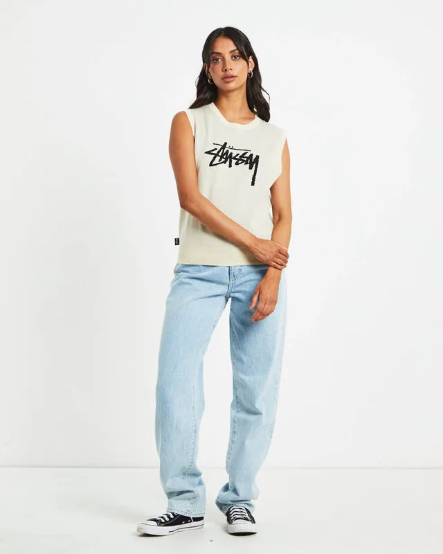 STUSSY  |Street Style Logo Skater Style Vests & Gillets