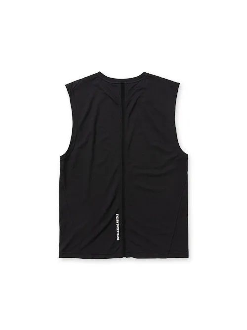 SWEET YEARS  |Crew Neck Sleeveless Plain Logo Vests & Gillets