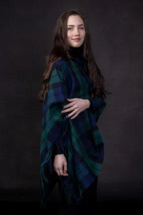 Tartan Poncho (Black Watch)