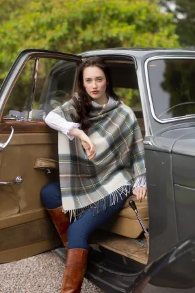 Tartan Poncho (Stewart Blue Dress)