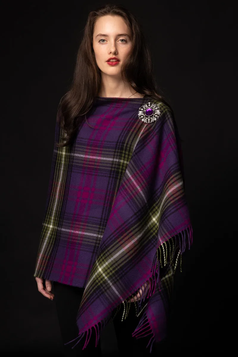 Tartan Poncho (Thistle Tartan)