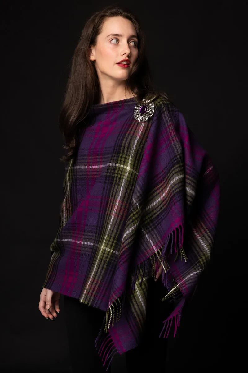 Tartan Poncho (Thistle Tartan)