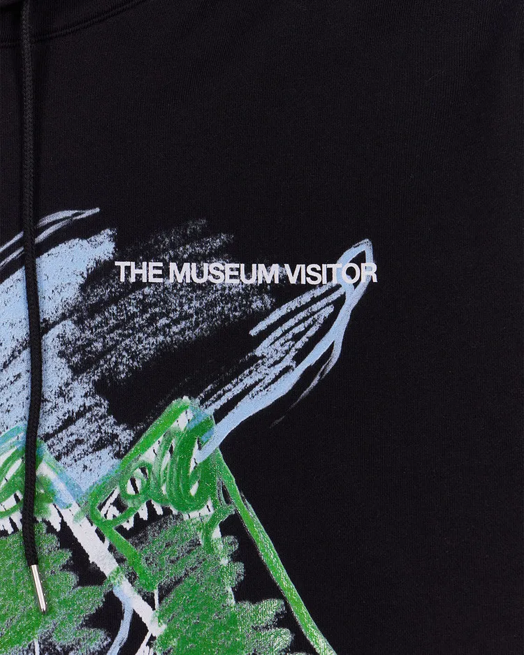 THE MUSEUM VISITOR  |Unisex Street Style Long Sleeves Oversized Logo Hoodies