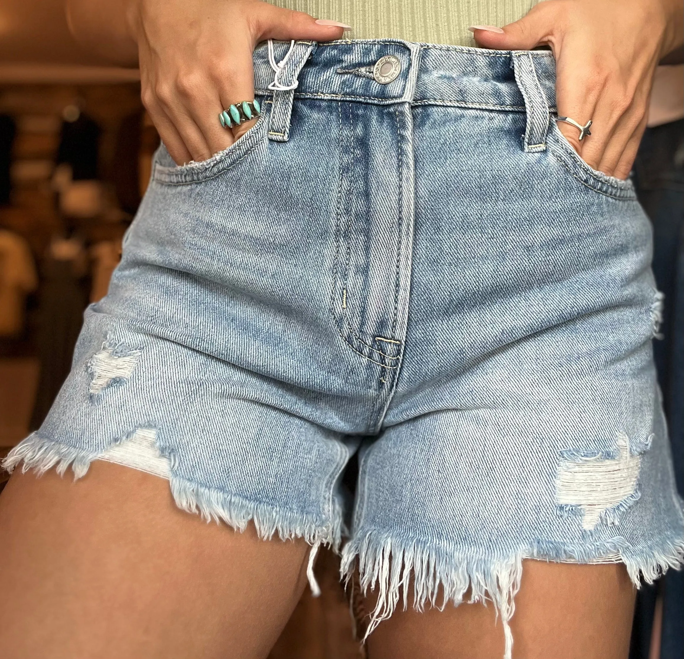 The Rebecca Denim Shorts