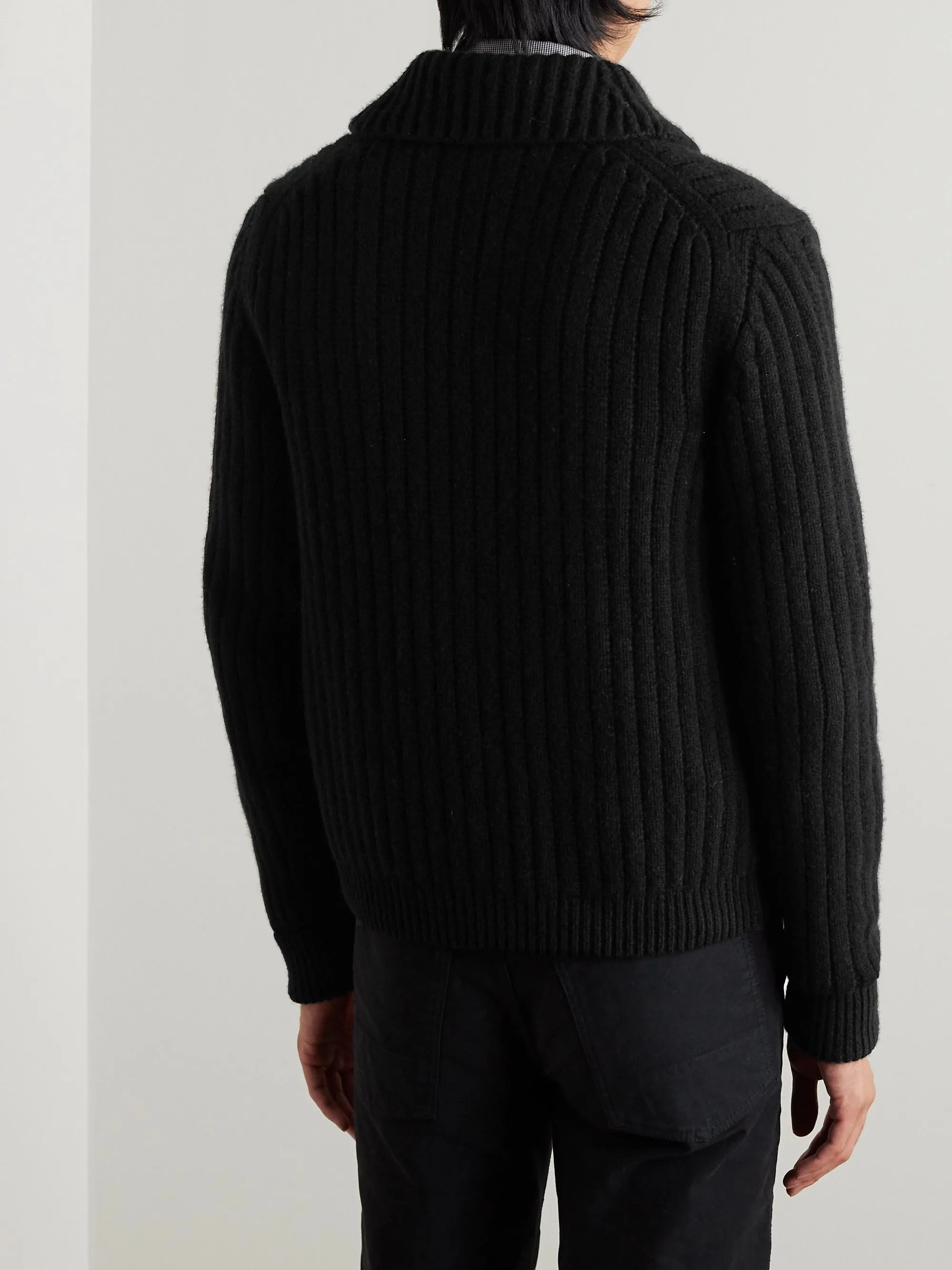 TOM FORD  |Button-down Wool Cashmere Plain Designers Cardigans