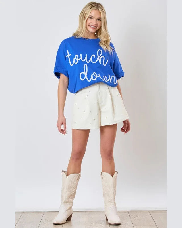 Touch Down Sequin Top