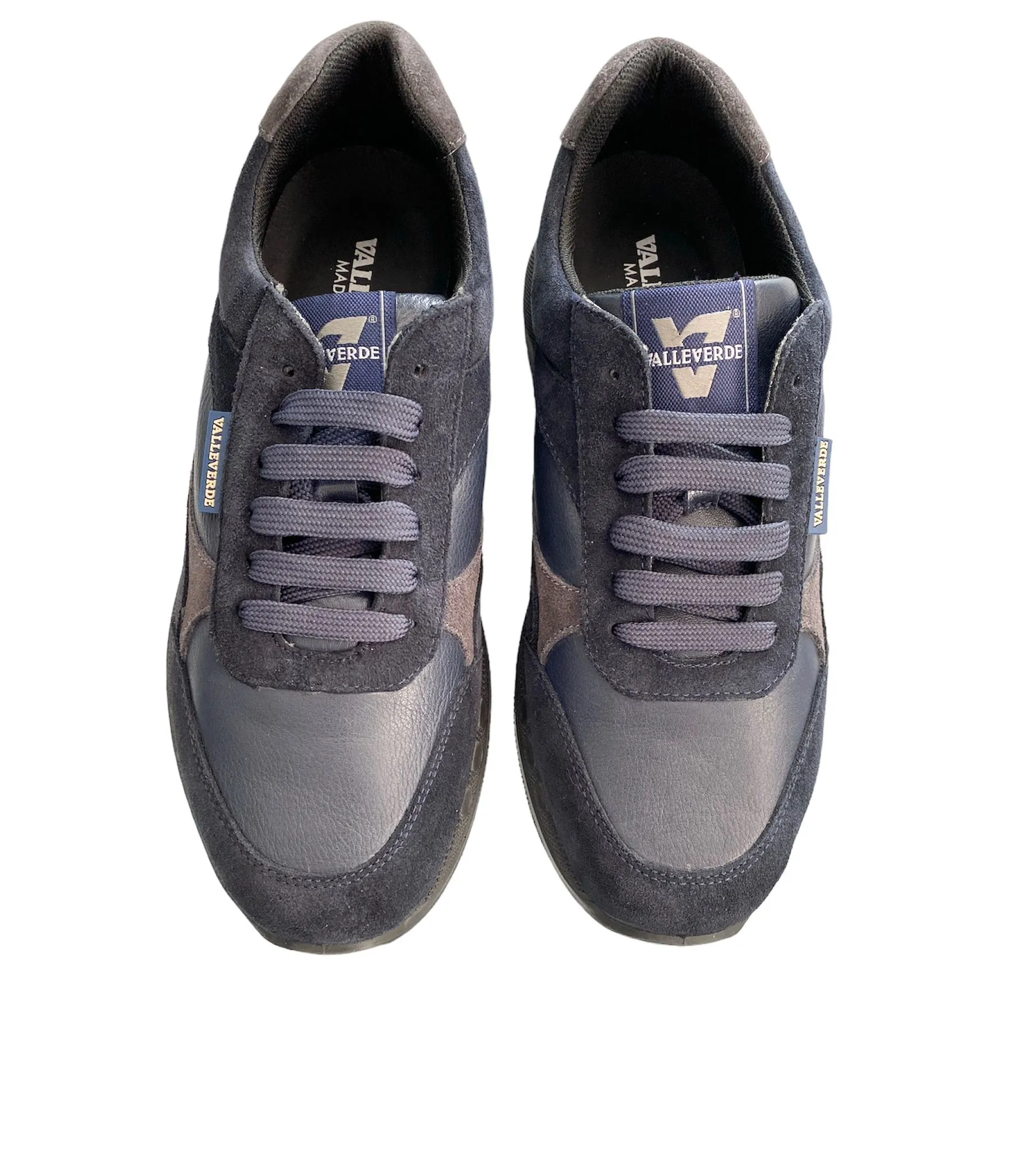 Valleverde sneaker uomo vitello blu articolo VUA2114A