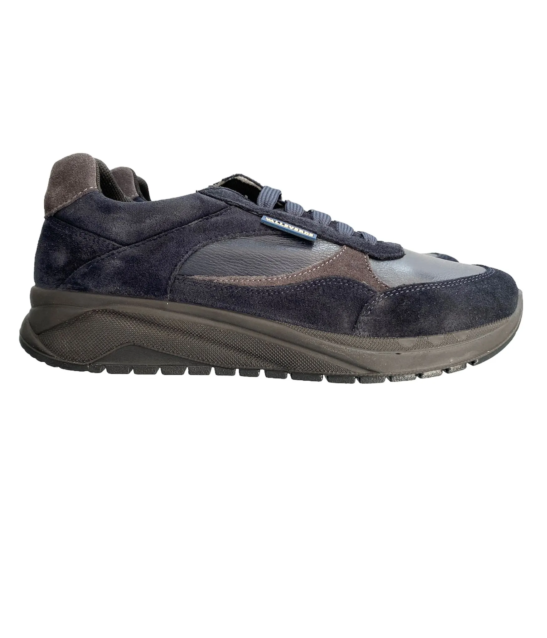 Valleverde sneaker uomo vitello blu articolo VUA2114A