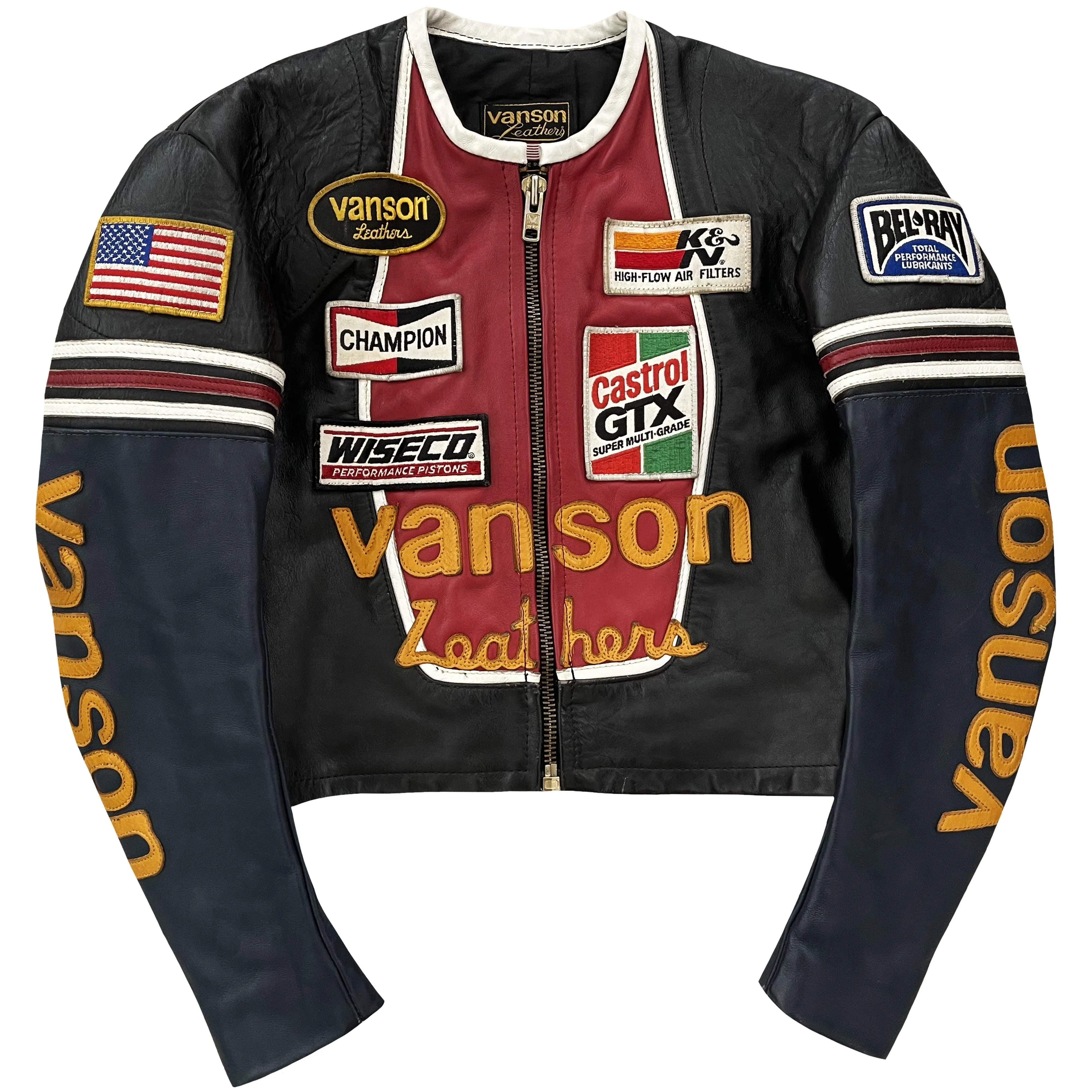 Vanson Leathers One Star Motorcycle Racer Jacket