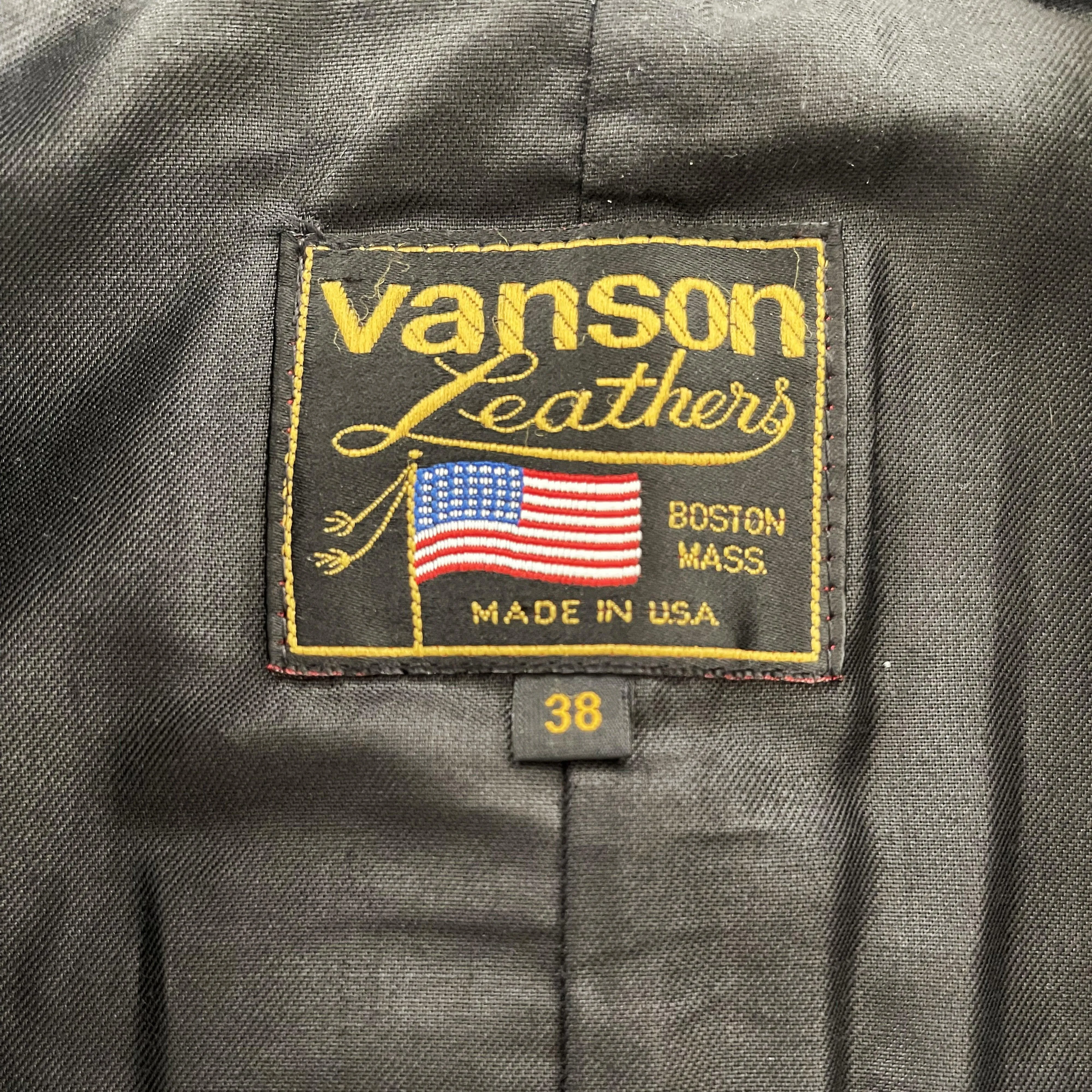 Vanson Leathers One Star Motorcycle Racer Jacket