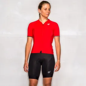 VELOCIO CLASSIC WOMENS JERSEY RED