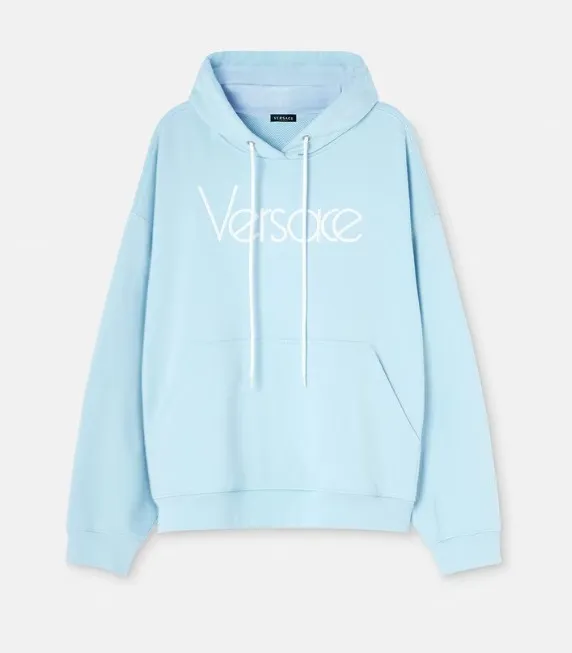 VERSACE  |Street Style Long Sleeves Plain Cotton Logo