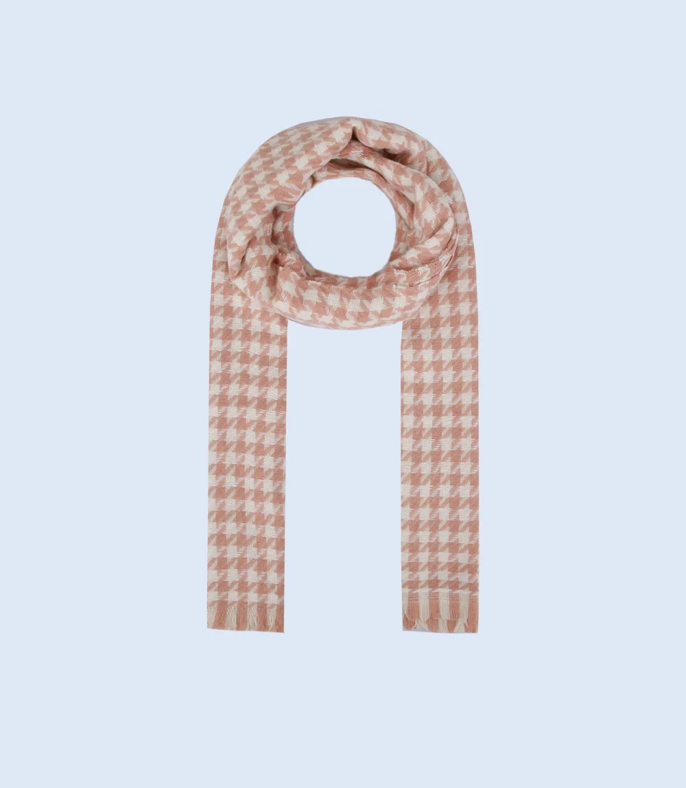 WA1140-TEA-PINK-Scarf For Women