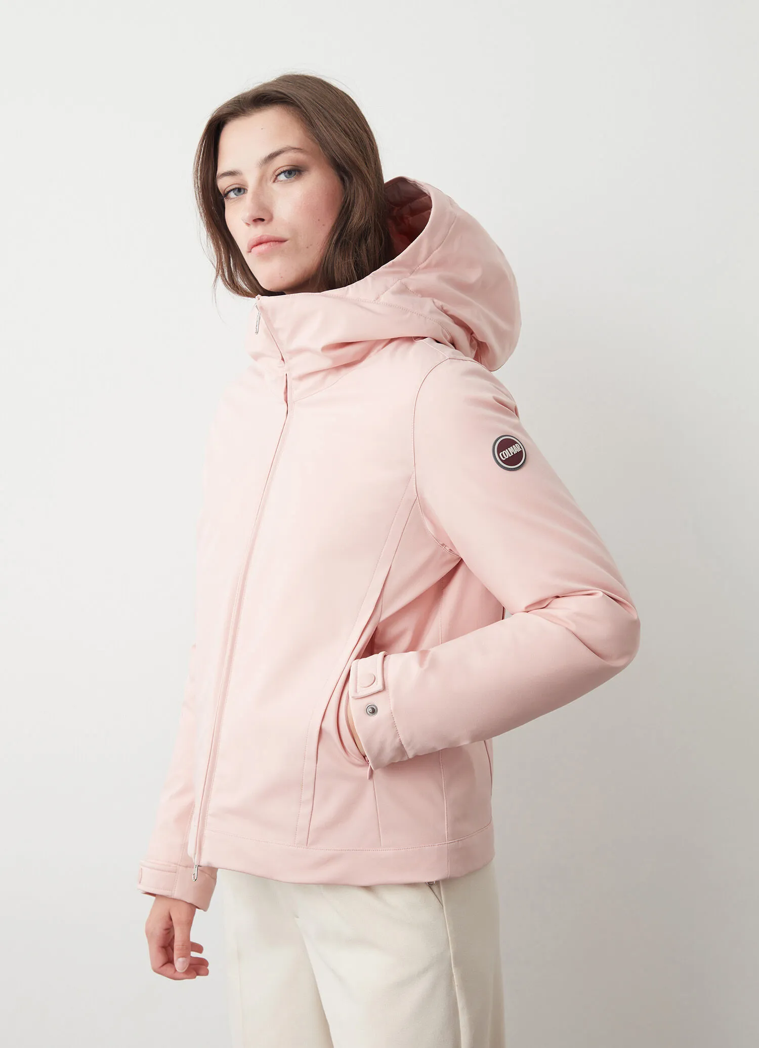 Waterproof fabric down jacket-