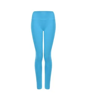 Womens/ladies core leggings turquoise Tombo